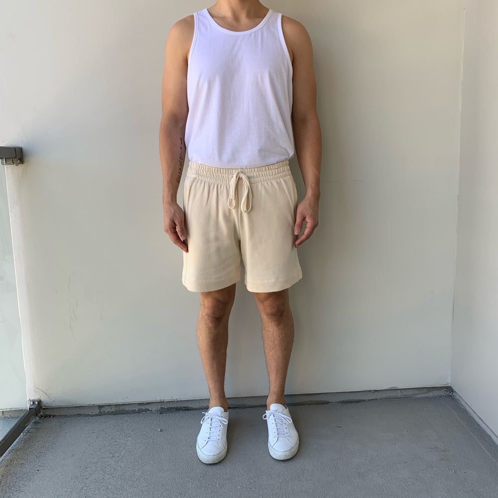 Classic sweat shorts in 100% cotton French terry